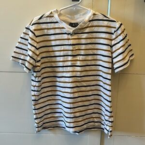 Janie & Jack short sleeve striped shirt